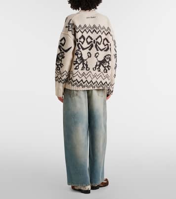 Wool-blend jacquard sweater | Acne Studios