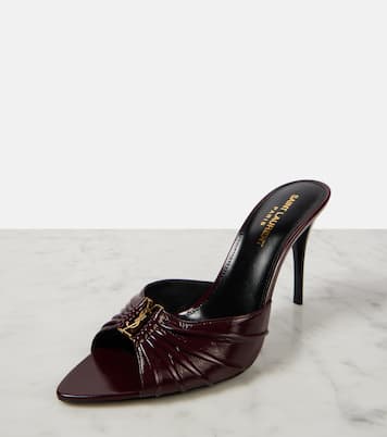 Mules Babylone Cassandre 90 in pelle | Saint Laurent