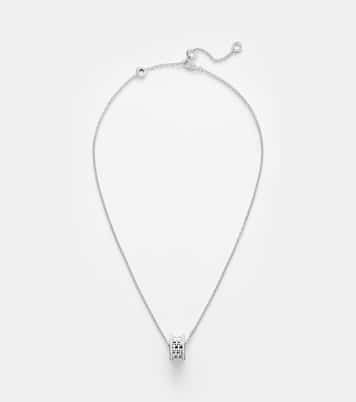 Collana B.zero1 in oro bianco 18kt con diamanti | Bvlgari