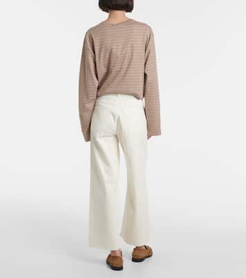 Jeans a gamba larga e vita alta Saige | AG Jeans