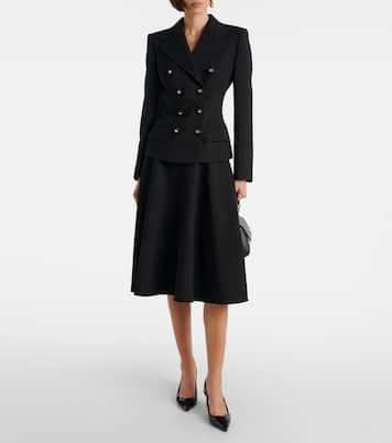 Gonna midi in lana vergine | Dolce&Gabbana