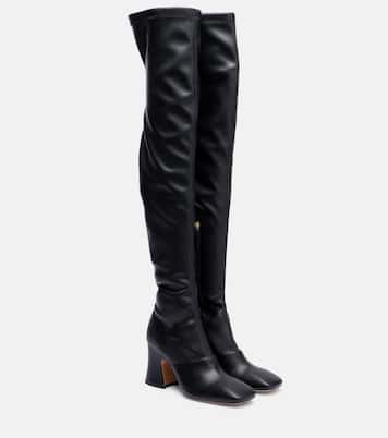 Cuissardes Janis 80 en cuir synthétique | Chloé