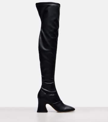 Cuissardes Janis 80 en cuir synthétique | Chloé