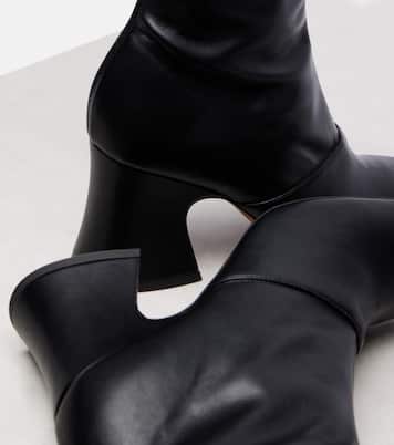 Cuissardes Janis 80 en cuir synthétique | Chloé