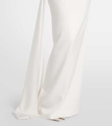 Bridal draped strapless gown | Alex Perry
