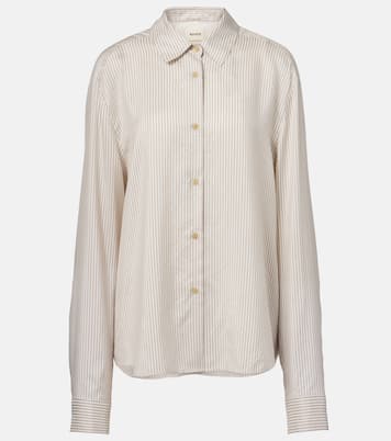 Agro striped silk shirt | Khaite
