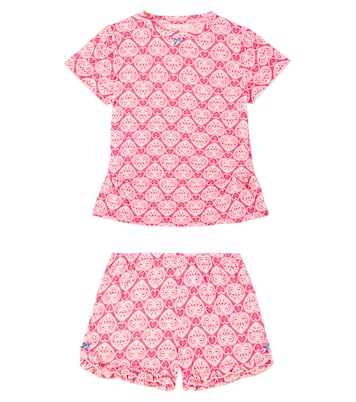 Famo cotton jersey T-shirt and shorts set | Konges Sløjd