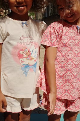 Set Famo de camiseta y shorts de algodón | Konges Sløjd