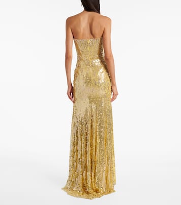 Robe longue bustier Sarai à sequins | Jenny Packham