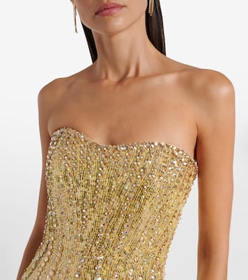 Robe longue bustier Sarai à sequins | Jenny Packham
