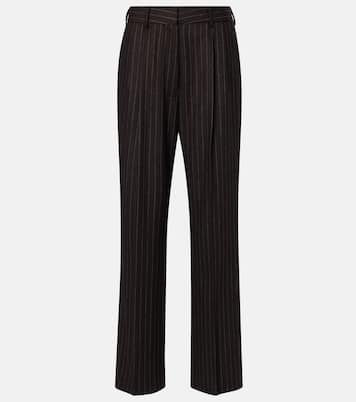 Fox wool and cashmere straight pants | Blazé Milano
