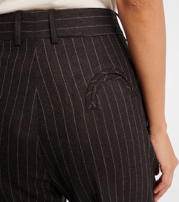 Fox wool and cashmere straight pants | Blazé Milano