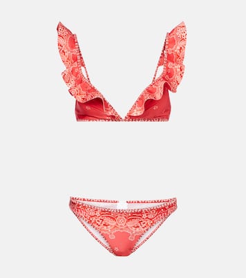 Lucky ruffled bikini | Zimmermann