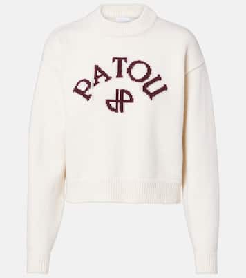 Jersey de lana y cachemir con logo | Patou