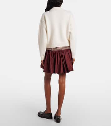 Jersey de lana y cachemir con logo | Patou
