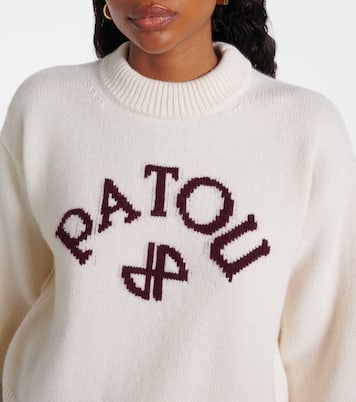 Jersey de lana y cachemir con logo | Patou