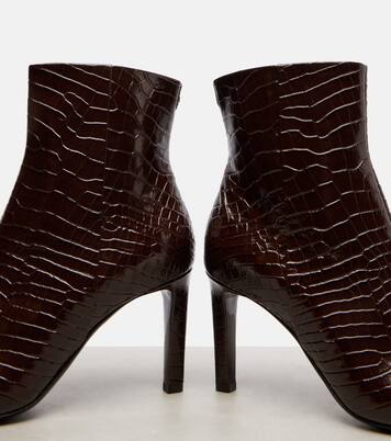 Frankie 85 leather ankle boots | Jimmy Choo