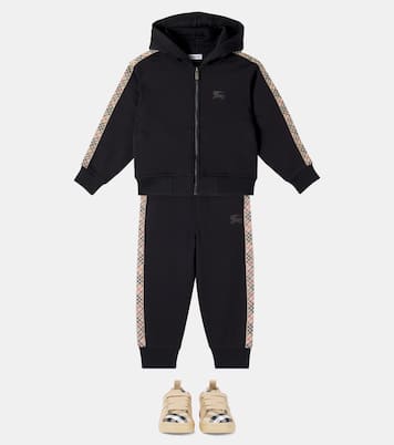 Sudadera con capucha con Burberry Check y EKD | Burberry Kids
