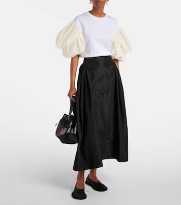 Taffeta midi skirt | Simone Rocha