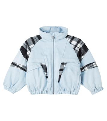 Checked denim jacket | Stella McCartney Kids