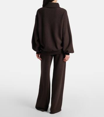 North Woods oversized wool-blend sweater | Loro Piana