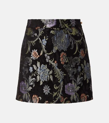 Minifalda de tiro alto bordada | Chloé