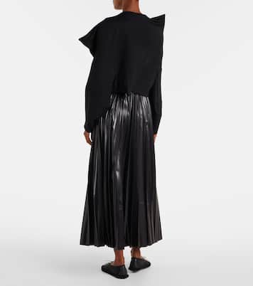 Wool-blend crop top  | Junya Watanabe