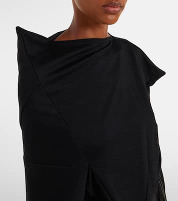 Wool-blend crop top  | Junya Watanabe