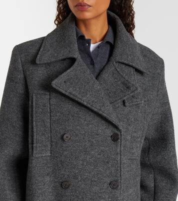 Scothern virgin wool peacoat | The Frankie Shop