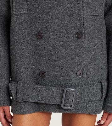 Scothern virgin wool peacoat | The Frankie Shop