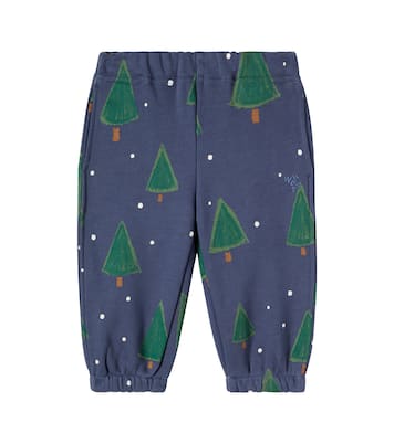 Baby Cass printed cotton sweatpants | Wheat