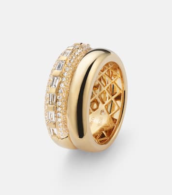 Orbit 18kt gold ring with diamonds | Shay Jewelry