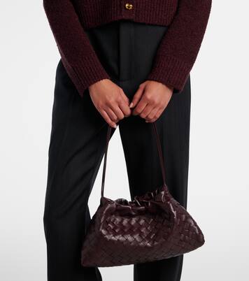 Notte S号Intrecciato编织皮革小袋 | Bottega Veneta