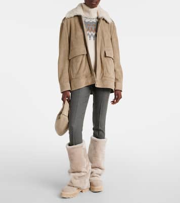 Turin shearling and suede boots | Bogner