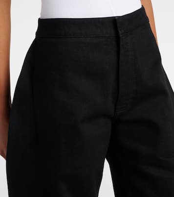 Faded barrel-leg jeans | Alaïa