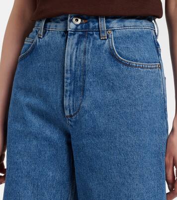 Anagram mid-rise wide-leg jeans | Loewe