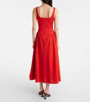 Olas cotton midi dress  | Faithfull