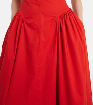 Olas cotton midi dress  | Faithfull