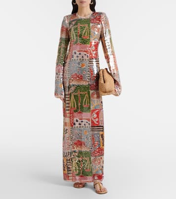 x Laurence Leenaert Lumira sequined gown | Alémais