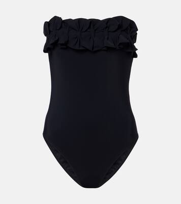 Freya bow-detail bandeau swimsuit | Karla Colletto