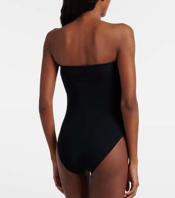 Freya bow-detail bandeau swimsuit | Karla Colletto