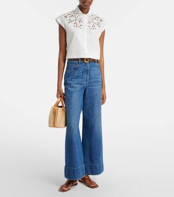 VLogo Small raffia tote bag | Valentino Garavani