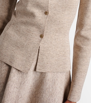 Willow cashmere, wool, and linen cardigan | Loro Piana
