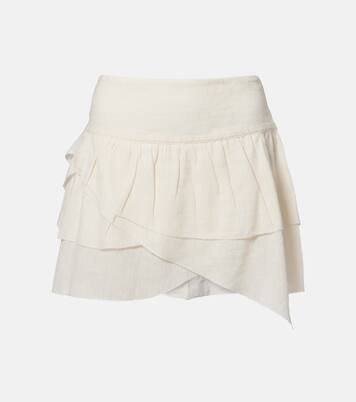 Dejha cotton and linen-blend miniskirt | Marant Etoile