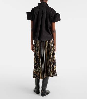 Striped midi skirt | Sacai