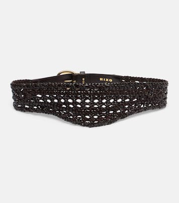 Roxelle woven leather belt | Rixo