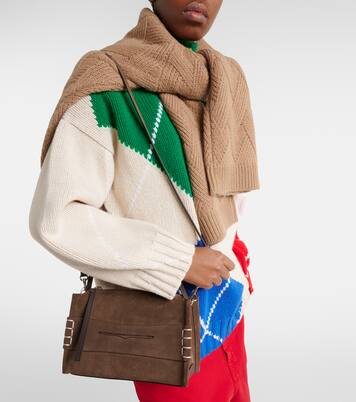 Henkeltasche Loafer Small aus Veloursleder | JW Anderson