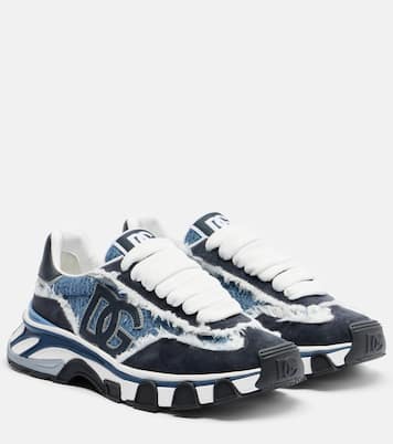 Runner distressed denim sneakers | Dolce&Gabbana