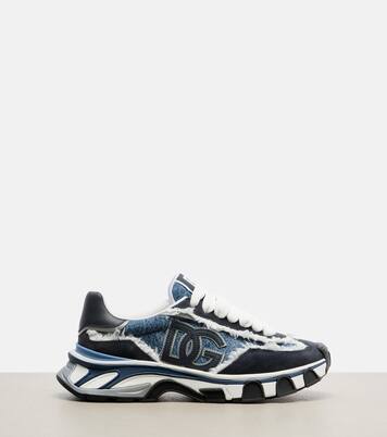 Runner distressed denim sneakers | Dolce&Gabbana