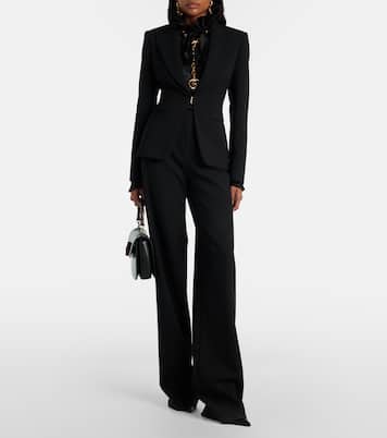 Wool-blend straight pants  | Gucci